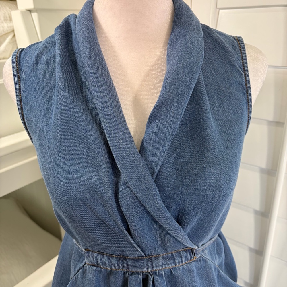 a loves a Lyocell Blue Denim Dress (S) - Picture 2 of 10